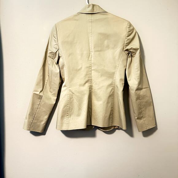 Sisley Classic Taglia Blazer Beige Size 38 - Picture 2 of 7